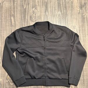 ZYIA Black Mesh Primo Zip up Bomber Jacket